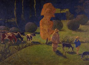 羊飼いコリドン 作： Paul Sérusier