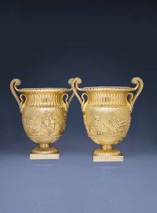 ジョージ4世のワインクーラーのペア、1827年