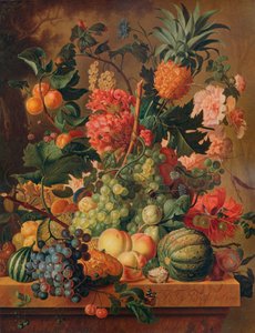 果物と花、1789、1938 作： Paul Theodor van Brussel