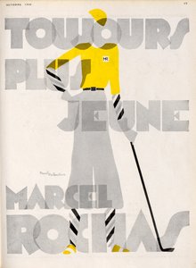 マルセル・ロシュ。 エバーヤンガー、1930年代。 作： Paul Valentin