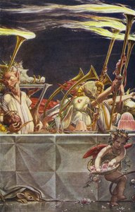 ウィリアム・シェイクスピアのテンペスト、第3幕、シーン3（カラー・リソ） 作： Paul Vincent Woodroffe