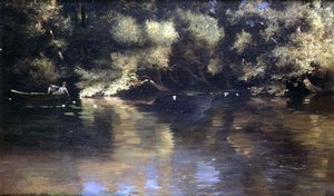 オンザリバー 作： Paul Wilhelm Keller Reutlingen