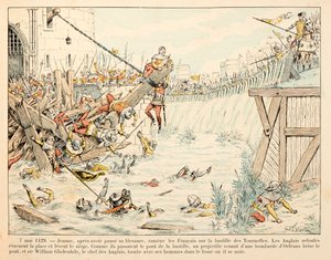 イラストは、テオドール・カフ著、ポール・デ・セマン（1855-1915）絵の『ジョーン・オブ・アーク』から引用しています。5月7日 作： Paul de Semant