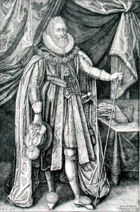 リッチモンド・レノックス公爵ルドヴィック・スチュアート（1574-1624）、ジョアンネス・バラ（1581-1634）の彫刻作品 作： William Walcutt