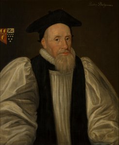 チェスター司教ジョン・ブリッジマンの肖像（1577-1652）、1597-1621年頃（キャンバスに油彩） 作： Paul van (attr.to) Somer
