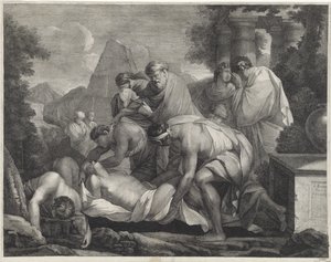 トビトは死者を葬る 作： Paul van Somer (II)