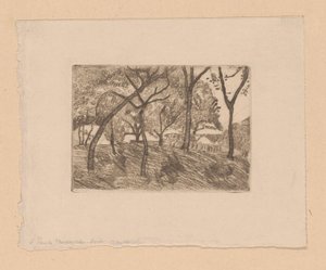 フォレスト ビュー 作： Paula Modersohn Becker (signed by artist)