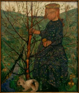 ウサギの子供 作： Paula Modersohn Becker