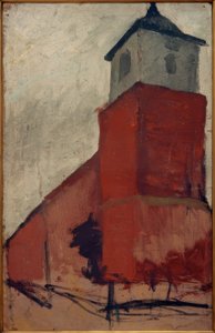 ヴォルプスヴェーデの教会 作： Paula Modersohn Becker