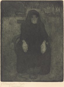 老婦人 作： Paula Modersohn Becker