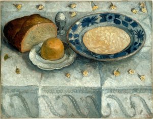 ミルクセートのある静物画 作： Paula Modersohn Becker