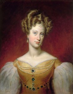 ナポリとシチリアのキャロライン王女 1798-1870、ベリー公爵夫人 作： Paulin Guérin