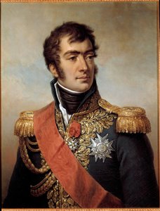 オーギュスト・フレデリック・ルイ（Augute-Frederic-Louis）・ド・ヴィエッセ・ドゥ・マルモン、1809年の帝国のマレシャル（1774年～1852年）の肖像 - 制服姿で、維新後にはレジオン・ドヌール勲章の盾をつけて描かれている。ポーラン・ジャン＝バティストによる絵画 作： Paulin Jean Baptiste Guerin