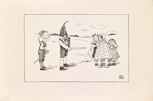 遊ぶ子供たち、兵士たち 作： Pauline Ebner