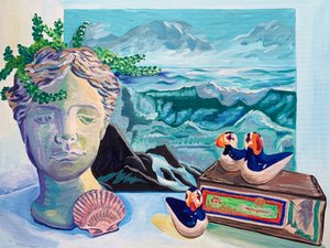 折衷的な海の静物画 作： Pauline Wegman | Key and Sea Creative