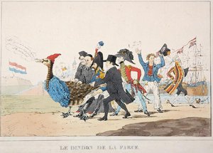 フォールガイ。1832年のフランスによるアントワープへの介入(リトグラフ)