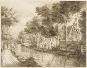 Jr.の家。 フォールブルグ近くのクアルレス 作： Paulus Constantijn la Fargue