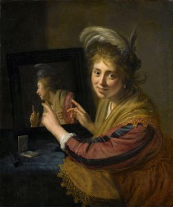 鏡の少女 作： Paulus Moreelse
