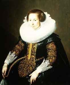 Catharina van Voorst（1595-1650）の肖像 作： Paulus Moreelse