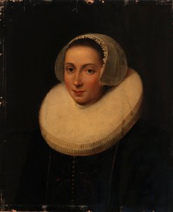 貴婦人の肖像 作： Paulus Moreelse