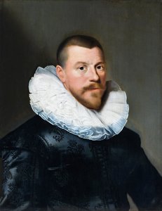 中年男性の肖像 作： Paulus Moreelse