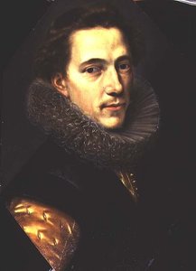 ラフのある男性の肖像 作： Paulus Moreelse