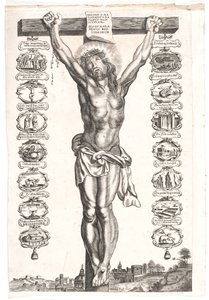 十字架上のキリスト 作： Paulus Pontius