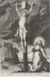 十字架上のキリスト 作： Paulus Pontius