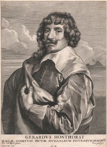 Gerardus Honthorst, kreivi suuri ihmishahmojen maalari 作： Paulus Pontius