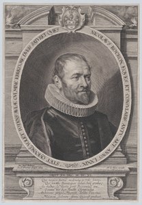 ニコラス・ロックックスの肖像、1639年、1639年。 作： Paulus Pontius