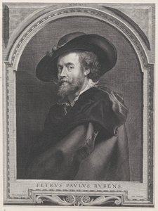 ピーター パウル ルーベンスの肖像、46 歳、1630 年、1630 年。 作： Paulus Pontius