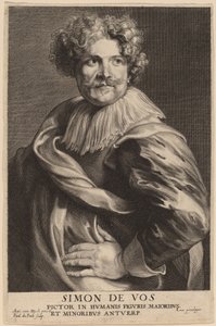 シモン・デ・ヴォス 作： Paulus Pontius after Sir Anthony van Dyck