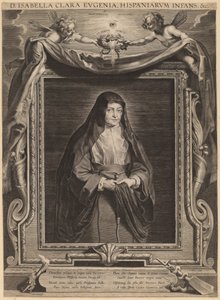 Isabella Clara Eugenia、スペインのインファンタ 作： Paulus Pontius, after Sir Peter Paul Rubens