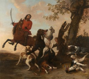 ベーレンジャグ。 1649 作： Paulus Potter