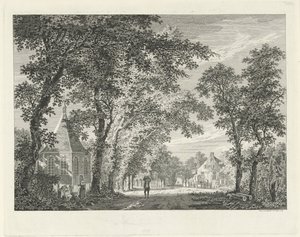 ドリベルゲンの村の眺め、1754 年 作： Paulus van Liender