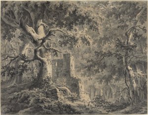 ウッドランド ストリームの廃墟 作： Paulus van Liender