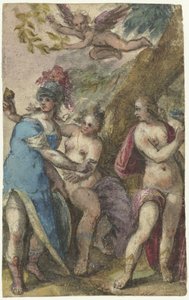 パリの審判 作： Paulus van Wtewael (possibly)
