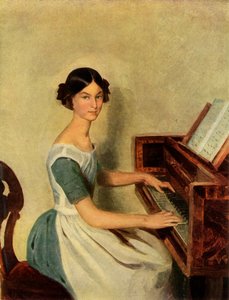 Nadezhda Petrovna Zhdanovichovaの肖像、1849年、1965年。 作： Pavel Andreevich Fedotov