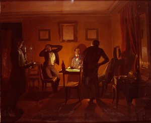 ギャンブラー、1852年 作： Pavel Andreevich Fedotov