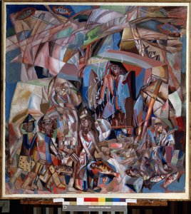 「漁船」（漁船） パヴェル・ニコラエヴィチ・フィロノフ作（1883-1941） 1913-1914 国立ロシア美術館、サンクトペテルブルク 作： Pawel Nikolajewitsch Filonow
