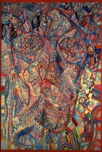 生きている頭、1923 作： Pavel Nikolayevich Filonov