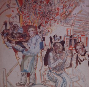 飲食店 作： Pavel Nikolayevich Filonov