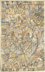 宇宙の公式、1920〜1922年 作： Pavel Nikolayevich Filonov