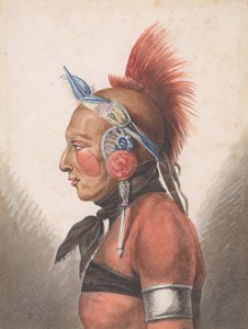 オーセージの戦士、1811年頃。 1813年。 作： Pavel Petrovic Svin