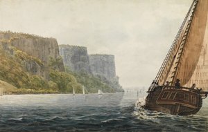 柵を通過するアルバニーのパケットモホーク、1811年頃。 1813年。 作： Pavel Petrovic Svin