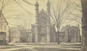 図書館、イェール大学、19 世紀。 作： Peck Brothers