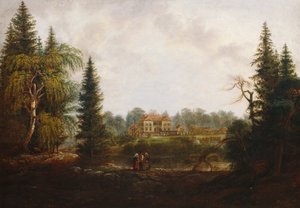 エイズヴォルの建物 作： Peder Balke