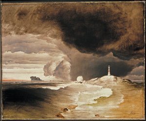 ノルウェー海岸の灯台 作： ピーター・バルケ