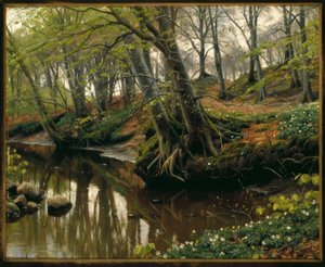 森の端にある春の日 作： Peder Monsted