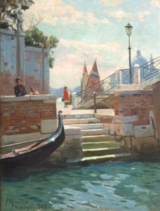 P.メンステッド、ヴェネツィアの夏の日 作： Peder Monsted